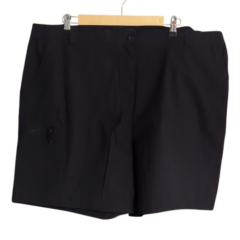 Mountain Warehouse Women's Black Moisture Wicking Cargo Shorts Sz 18